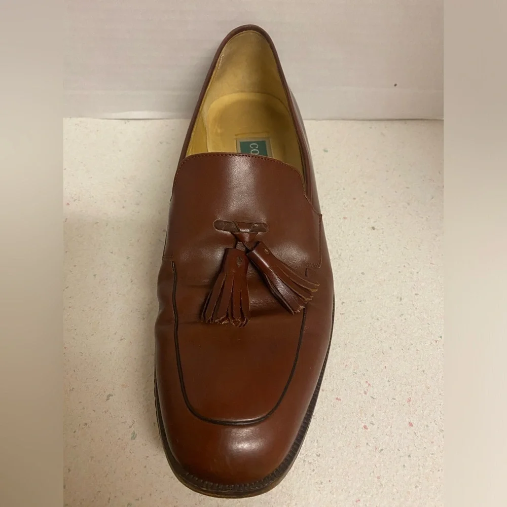 Cole Haan Italian Chestnut Tassel Loafers